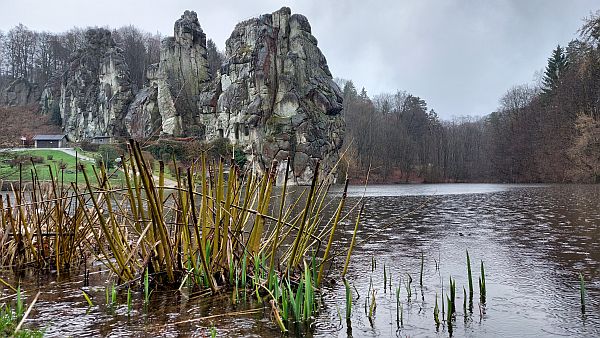 Externsteine Externsteine Teutoburger Wald mit dem Wohnmobil Reiseblog
